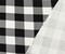 Black-White Rayon Modal Gingham Printed Stretch Spandex Jersey Knit Fabric By the Yard